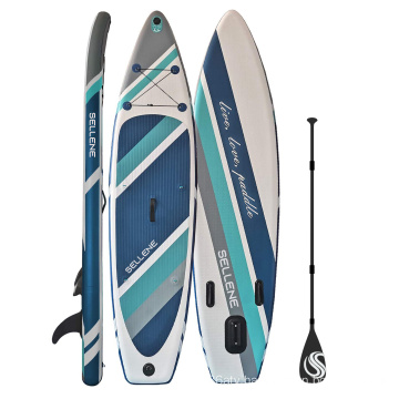 Color Optional Customizable New Design Surf Water Sports Inflatable Isup Paddle Board Pvc Drop Seam Double Composite 25psi Stand